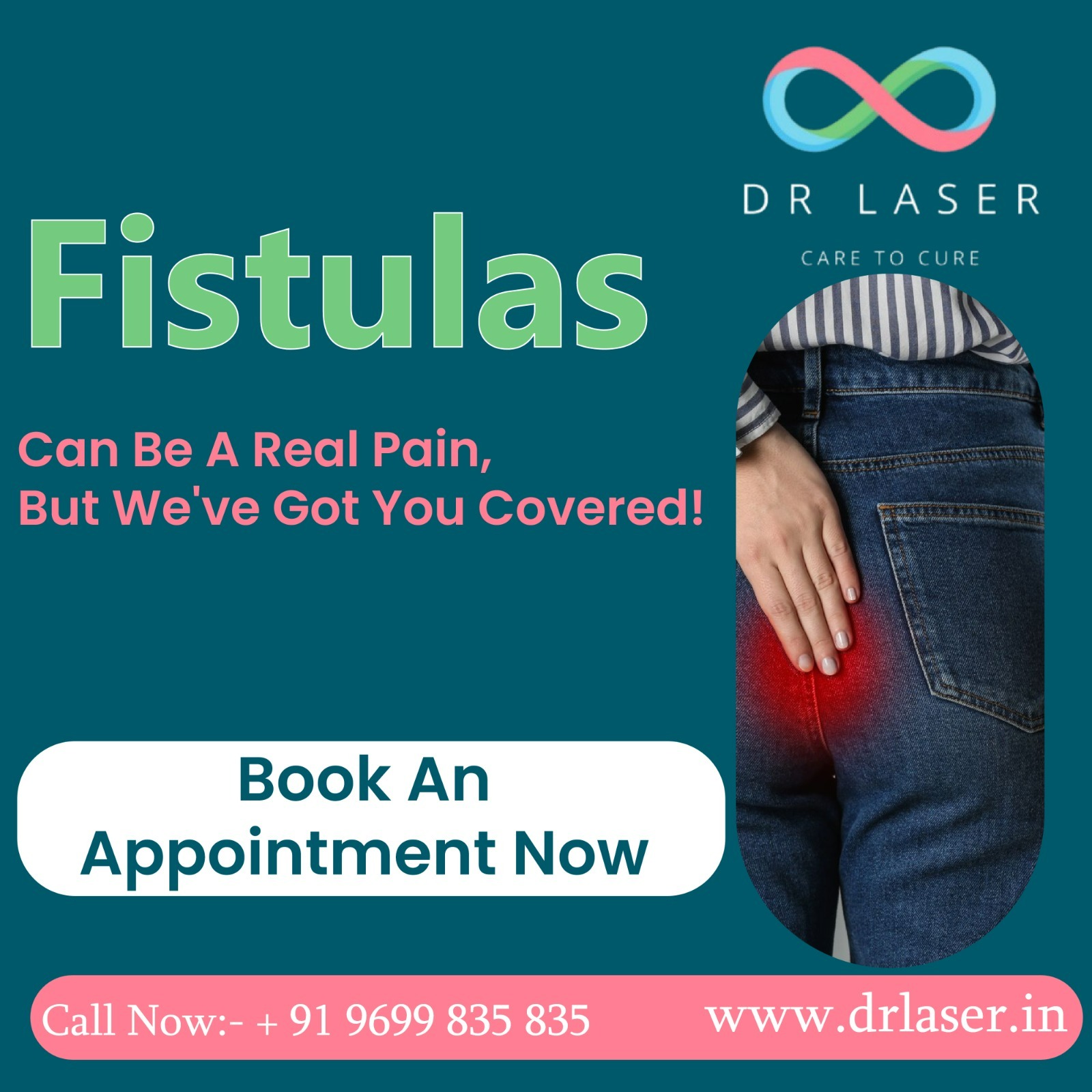  Suffering from the discomfort of Fistulas? Don’t ignore the signs—get expert care with Dr. Laser - Care to Cure!