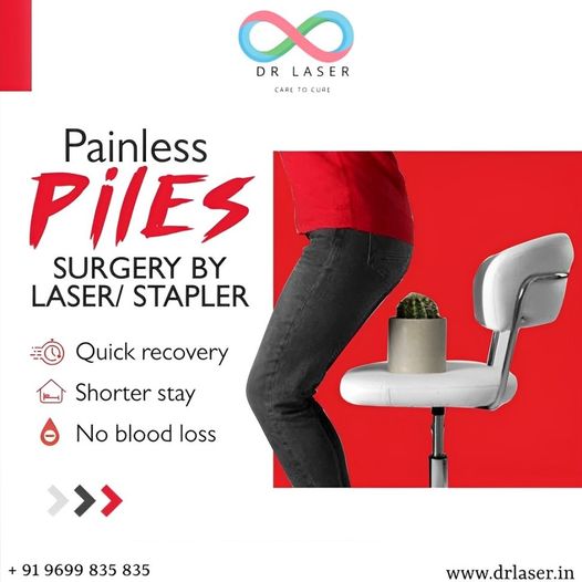 Experience painless piles surgery with the advanced laser