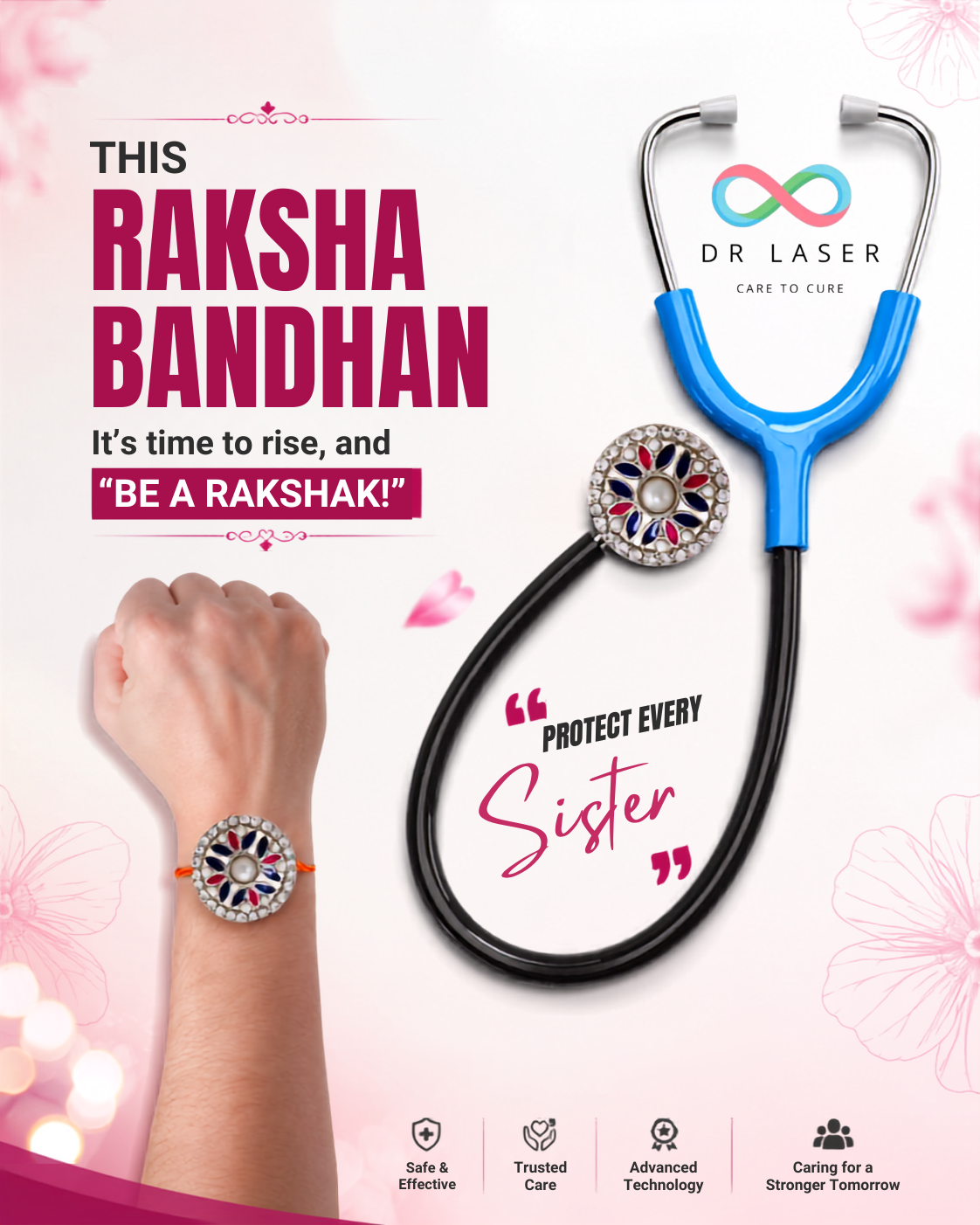 Happy Raksha Bandhan ❤️  This Raksha Bandhan, Be a Rakshak!
