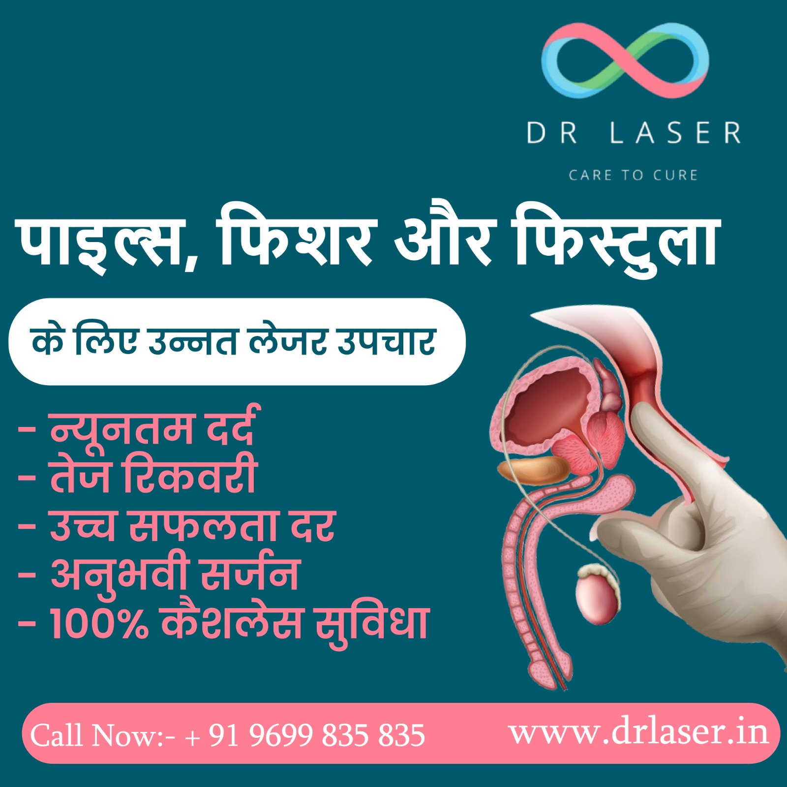 Say Goodbye to Piles, Fissures & Fistulas with Advanced Laser Treatment!