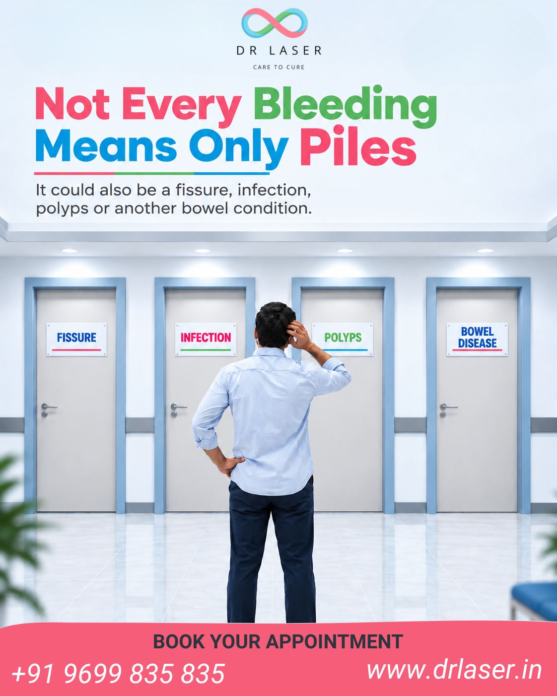 🩺 Not Every Bleeding Means Piles.