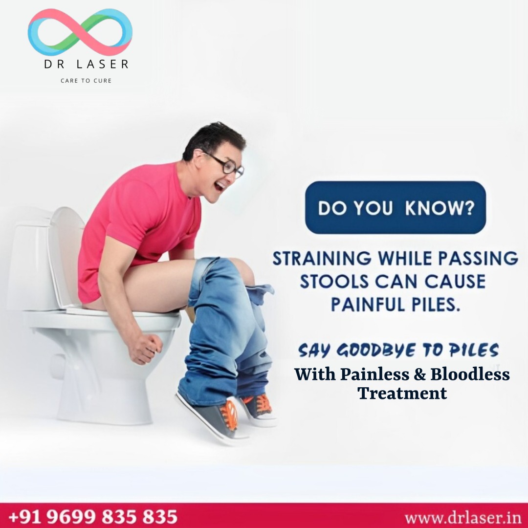 Straining while passing stools can lead to painful piles