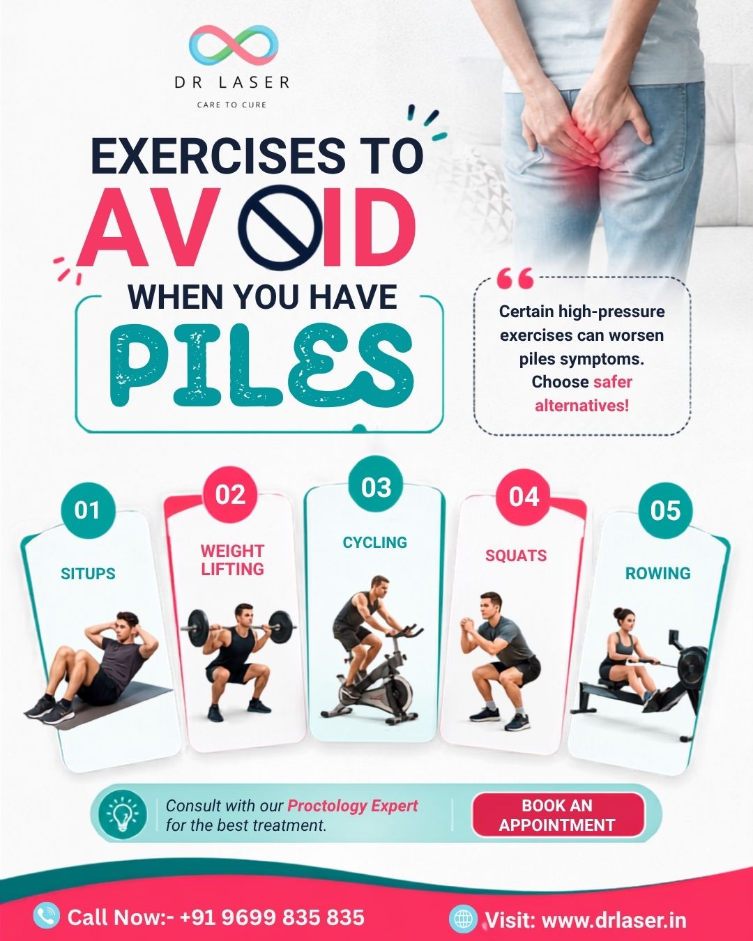 💙 Stay Active, But Exercise Wisely When You Have Piles